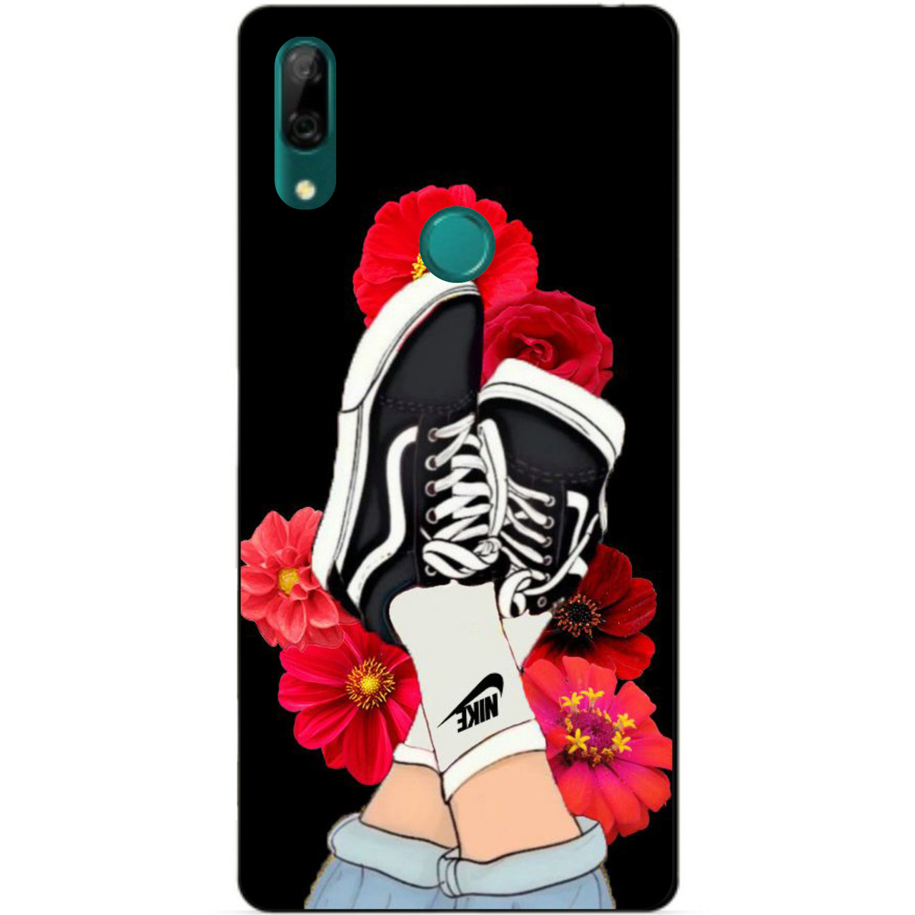 Силіконовий чохол бампер для Huawei P Smart Z з малюнком Кеди