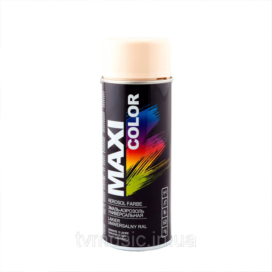 Аерозольна фарба Maxi Color RAL 1015 Слонова кістка 400 мл