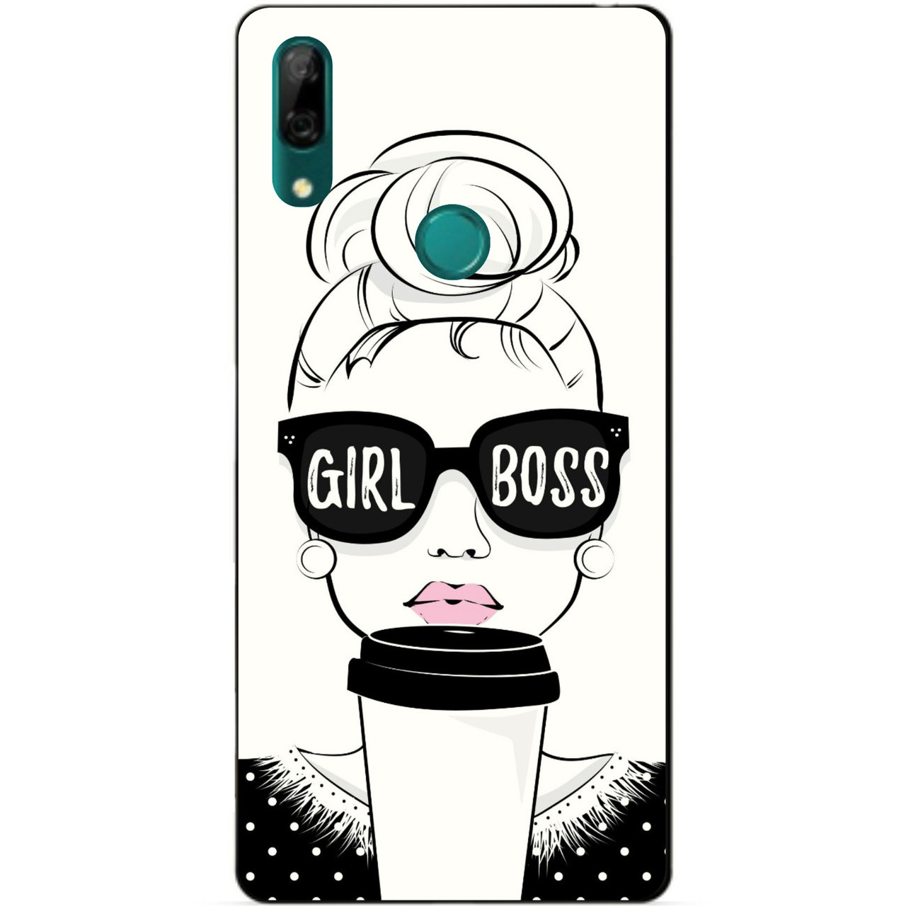 Силіконовий чохол бампер для Huawei P Smart Z з малюнком Girl Boss