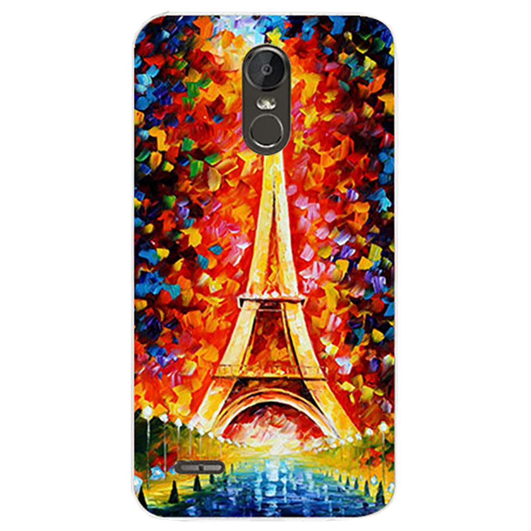 Чехол с рисунком Printed Silicone для LG Stylus 3 M400DY Эйфелева Башня, фото 1
