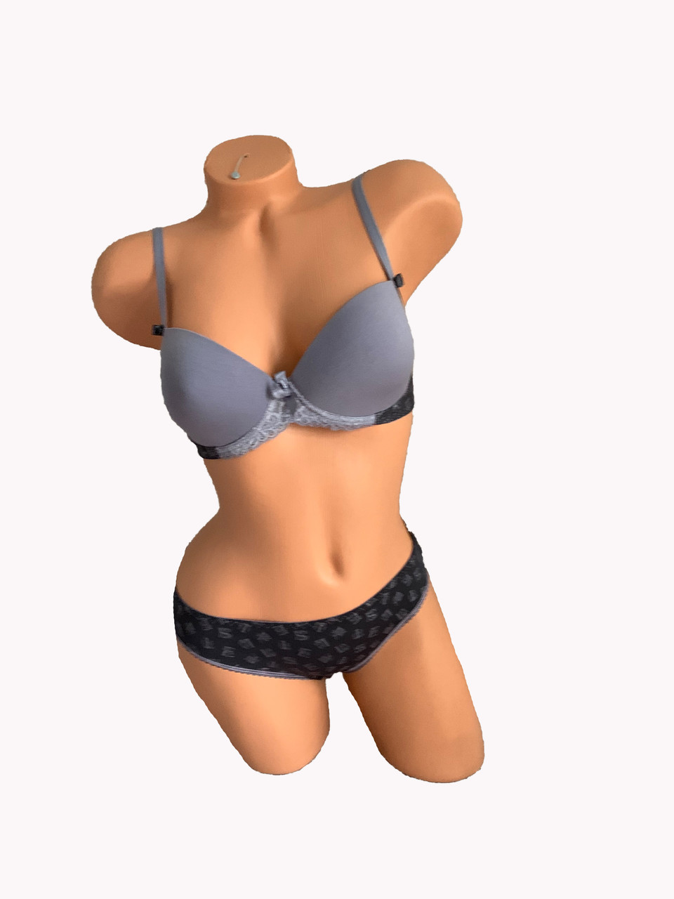 Комбінований комплект білизни Lucsi 165 сірий, фото 1