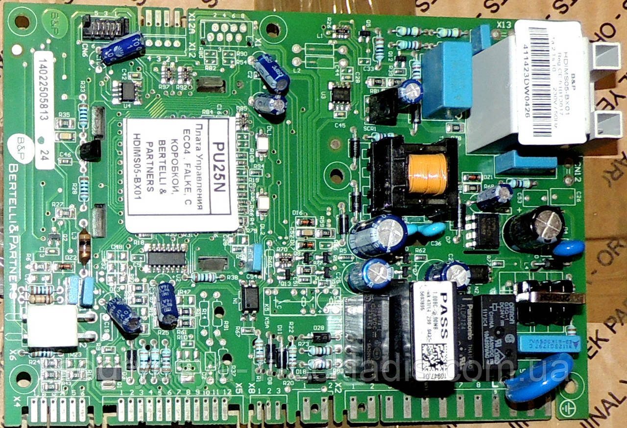 Плата упр.Bertelli & Partners HDIMS05-BX01 у збірі з диспл. (б.ф.у, EU) Baxi Eco 4, арт. PU25N, к.з. 0680
