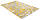 Килим Moretti Turin двосторонній жовтий сірий мармур, фото 3
