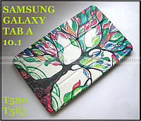 Цветной чехол с деревом для Samsung Galaxy Tab A 10.1 (A6) SM-T580 SM-T585 2016