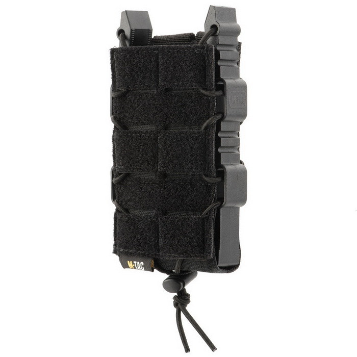 M-Tac підсумок для магазину АК відкритий з липучкою Elite чорний