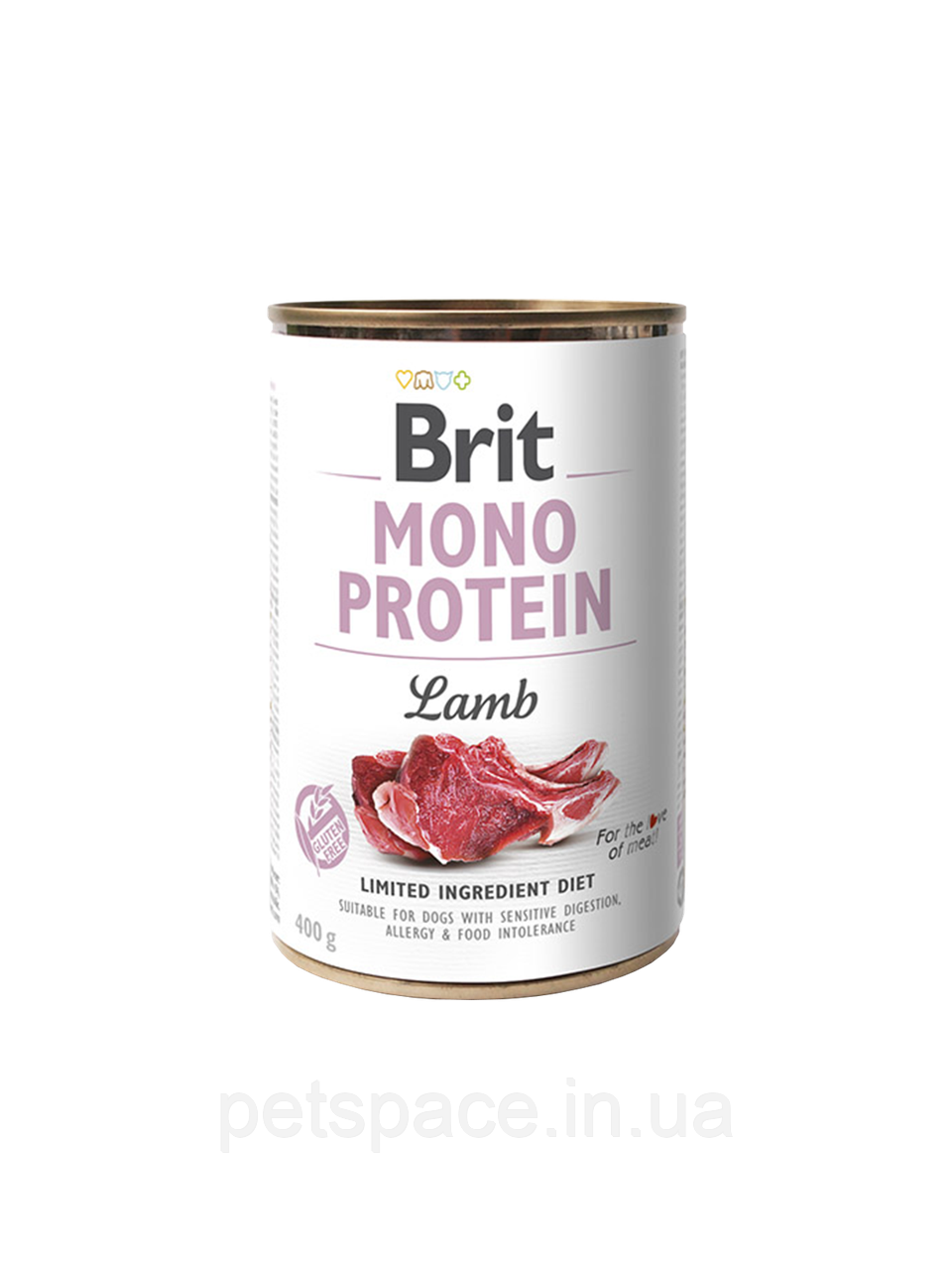 Консерва для собак Brit Mono Protein Lamb (Бріт Моно Протеін з ягням) 400г.
