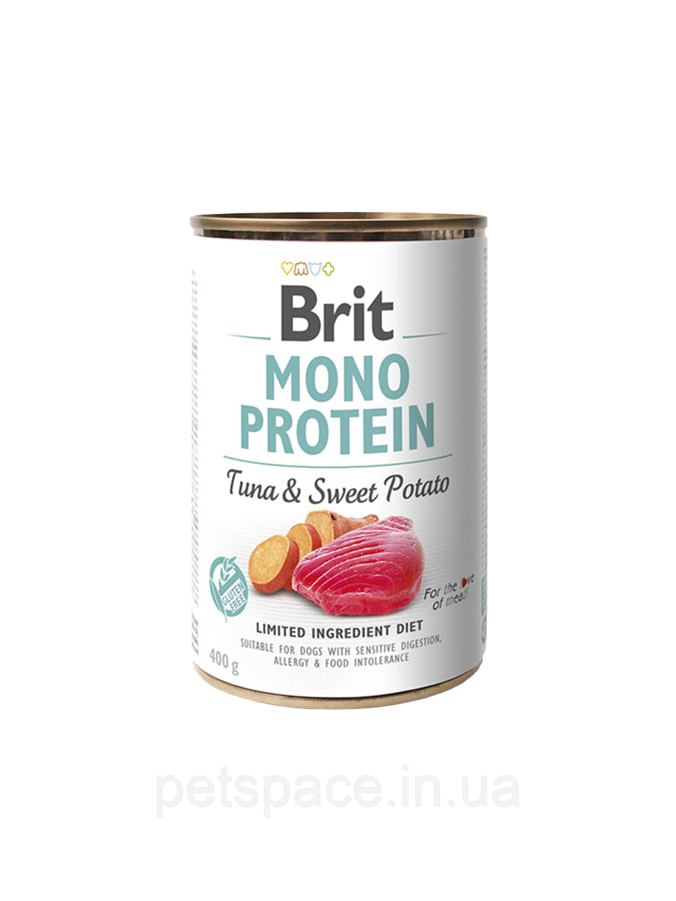 Консерва для собак Brit Mono Protein Dog (Бріт Монопротеін з тунцем і бататом) 400г.