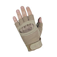 M-Tac рукавиці тактичні безпалі Assault Tactical Mk.3 хакі