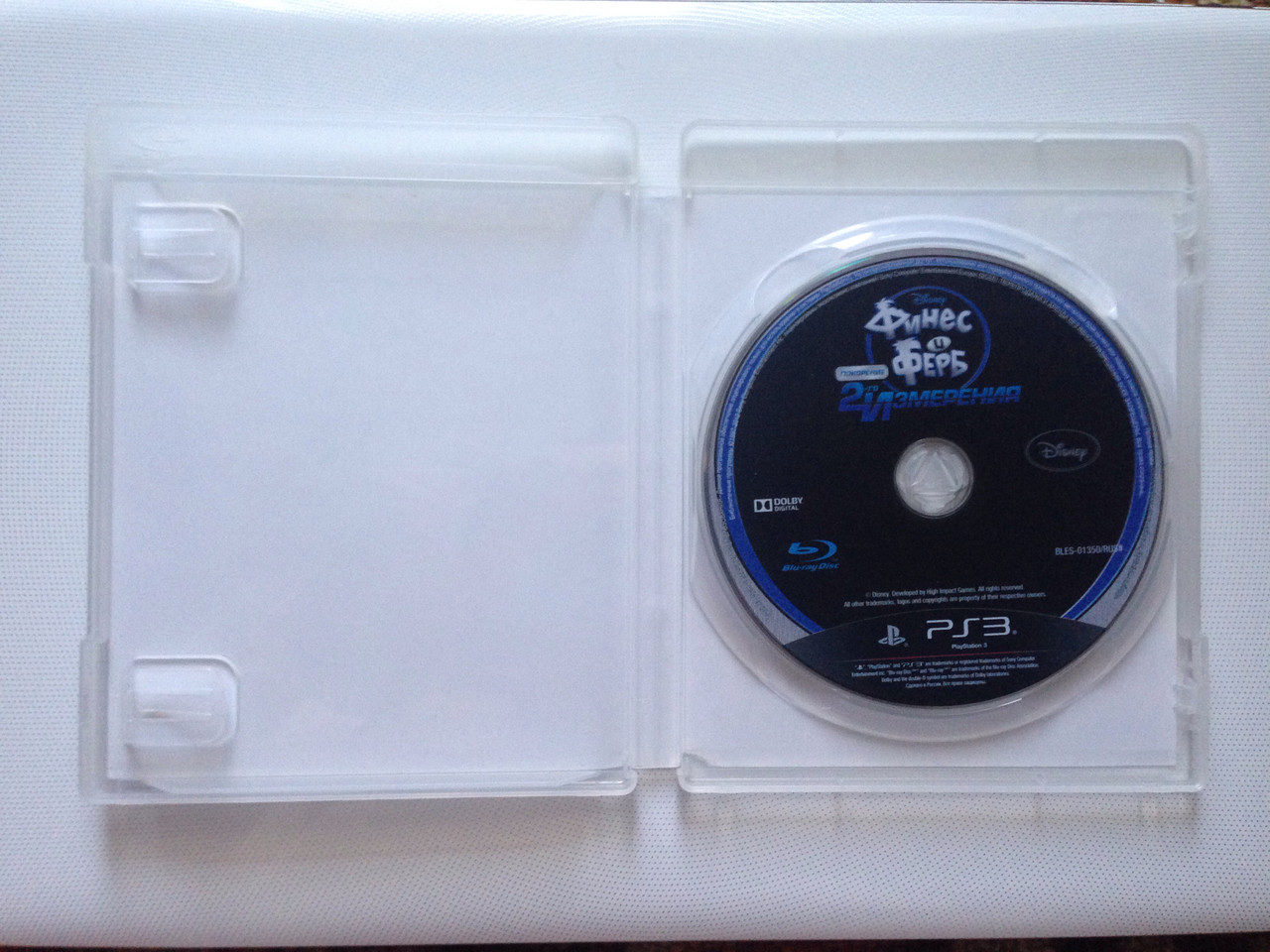 Видео Игра Финес И Ферб: Покорение 2-Го Измерения (PS3) Pyc. (ID.