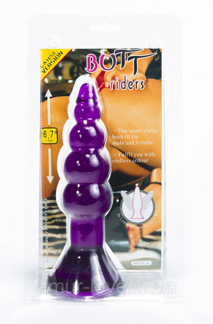 Анальний корок Anal Plug with suction suction su, фото 1