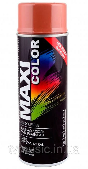 Аерозольна фарба Maxi Color RAL 8004 Мідно-коричневий 400 мл