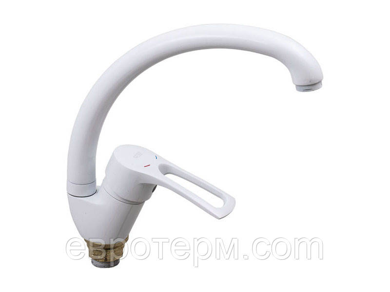 Змішувач для кухні CRON HANSBERG 777 WHITE, фото 1