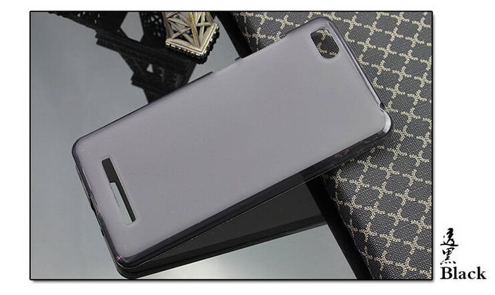 TPU чохол для Xiaomi Mi 4i чорний, фото 2