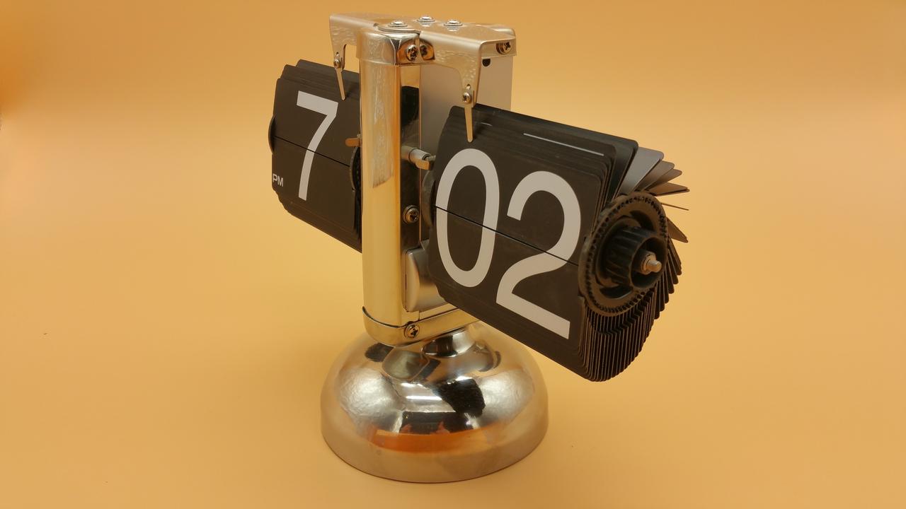 Перекидні годинник Flip Clock Чорні