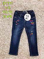 Джинсовые брюки на девочку оптом, S&D, 1-5 рр. арт. DT-111