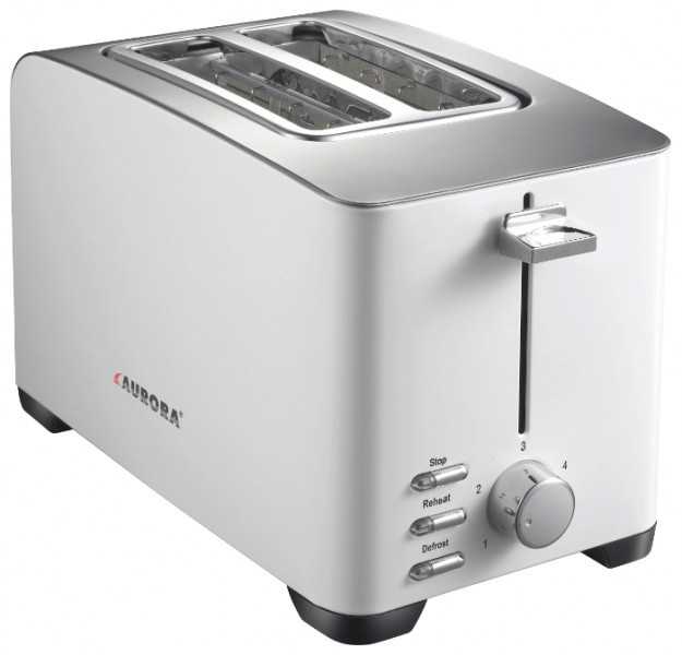 Электрический тостер AURORA AU-3321 750 Вт кухонный белый 