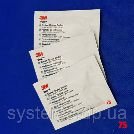 3M™ VHB™ Surface Cleaner Sachets - Очищаюча серветка для VHB стрічок, фото 1