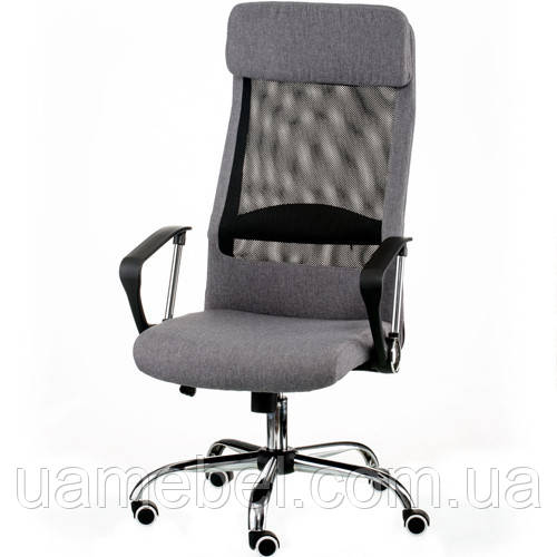 Крісло для керівника Silba grey E5807