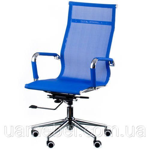 Крісло керівника Solano mesh blue E4916