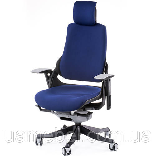 Крісло керівника WAU NAVYBLUE FABRIC E0765