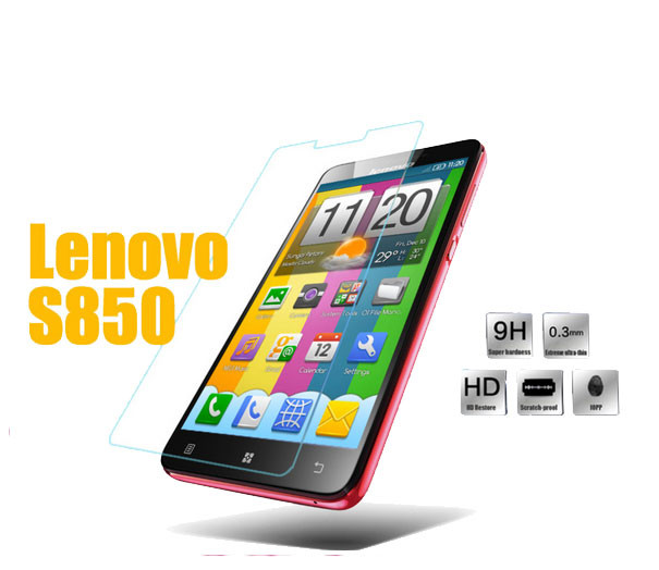 Закаленное защитное стекло для Lenovo S850 - фото 2 - id-p103213763