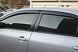 Вітровики, дефлектори вікон Toyota Corolla 2007-2012 (Autoclover), фото 9