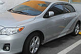 Вітровики, дефлектори вікон Toyota Corolla 2007-2012 (Autoclover), фото 10