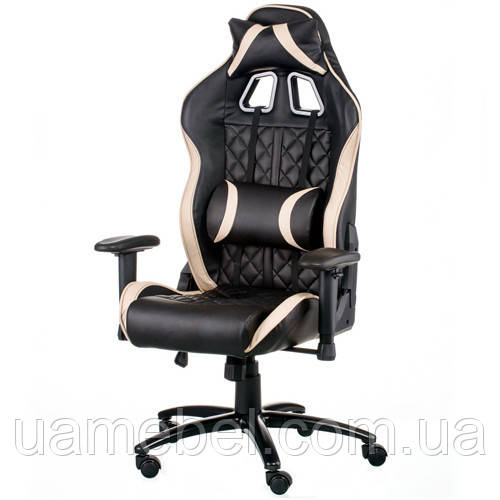 Ігрове крісло для комп'ютера ExtremeRace 3 black/cream E5654