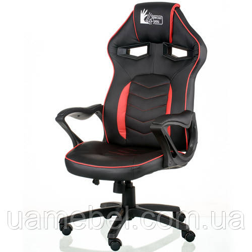 Ігрове крісло для комп'ютера Nitro black/red E5579