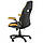 Крісло ігрове для комп'ютера Prime black/yellow E5548, фото 3
