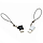 Брелок перехідник адаптер Micro USB (мама) — Type-C (тато) microUSB to Type-C Xovo Z44Q Чорний, фото 6