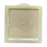 Горщик для квітів 160х160 мм квадратний із підставкою 2,7 літра (Юніпласт), фото 5