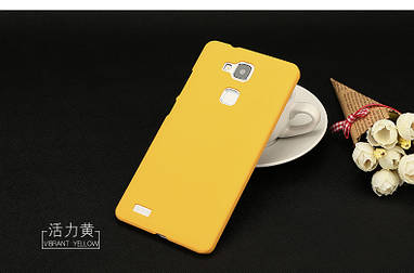 Пластиковий чохол для Huawei Ascend Mate7 жовтий