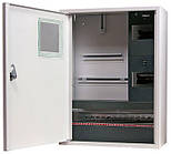 Корпус металевий під 3-ф лічильник 24 модуля 425х330х145мм навісний з замком [s0100013] E.NEXT e.mbox.stand.n.f3.24.z