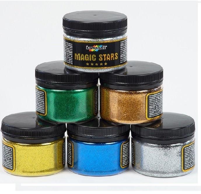 Гліттер Kompozit Magic Stars 60гр_голубое сяйво
