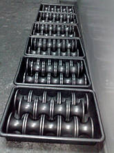 Ролики графітові для виробництва скловиробів (труб, колб, ампул тощо )