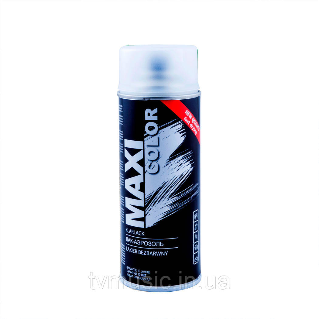 Лак безбарвний матовий Maxi Color MX0006 400 мл