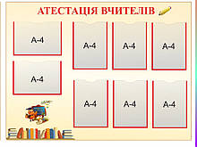 Стенд «Атестація вчителів»