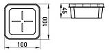 Коробка розподільна пластикова e.db.stand.100.100.45 гіпсокартон [s027031], фото 2