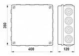 Монтажна коробка e.db.pro.400.350.120 [p016011], фото 2