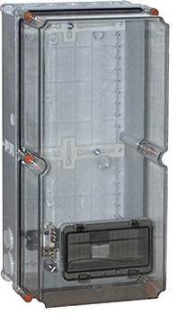 Коробка монтажна пластикова ZP50 IP55 (505*250*204) c під вікном 8-мод. ENEXT [9703-000]