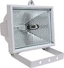 Прожектор галогенний 150W 220V R7s IP54 140x100x110mm білий [l003001] E.NEXT e.halogen.150.white