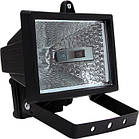 Прожектор галогенний 150W 220V R7s IP54 140x100x110mm чорний [l003002] E.NEXT e.halogen.150.black