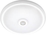 Світильник світлодіодний з акумулятором 12W 220V 850lm 4000K стельовий з датчиком руху 360° 1500mA/h IP20 290х60mm [s061023]