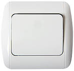 Вимикач 1-клавішний з рамкою білий [s035022] E.NEXT e.install.stand.811