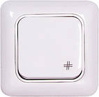 Вимикач 1-клавішний прохідний білий [207] E.NEXT