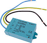 Обмежувач перенапруги ПЗІП 1+N-PE 230В 10кВ клас 2+3 для LED освітлення [92.201] E.NEXT PO LED-K/zS