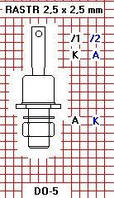 Диоды штыревые TESLA Аналог Д112, Д122