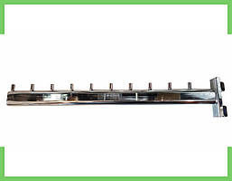 Кронштейн (Флейта) в рейку, хром, 40 см .