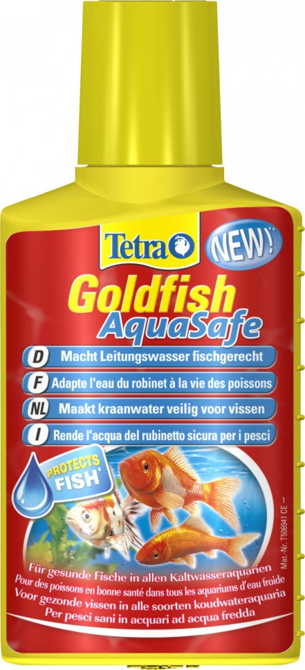 Tetra Goldfish AquaSafe 250 мл на 500 л — підготовка води в холодноводному акваріумі